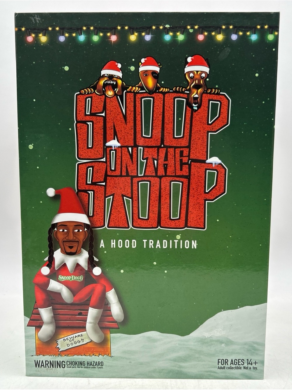 Snoop on the Stoop 12" Snoop Dogg A Hood Tradition Red Plush Boxed Plush
